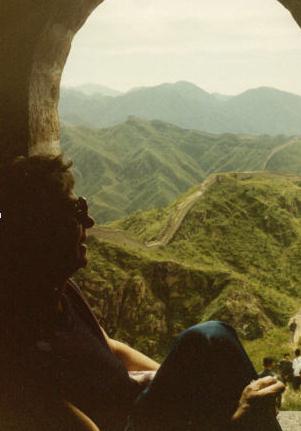 Betty at The Great Wall of China - September 1 1974