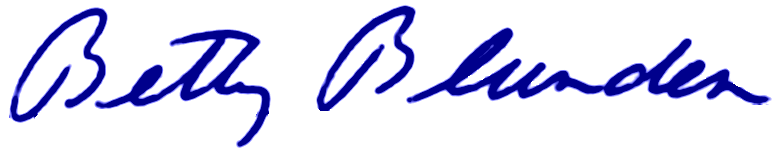 betty's signature